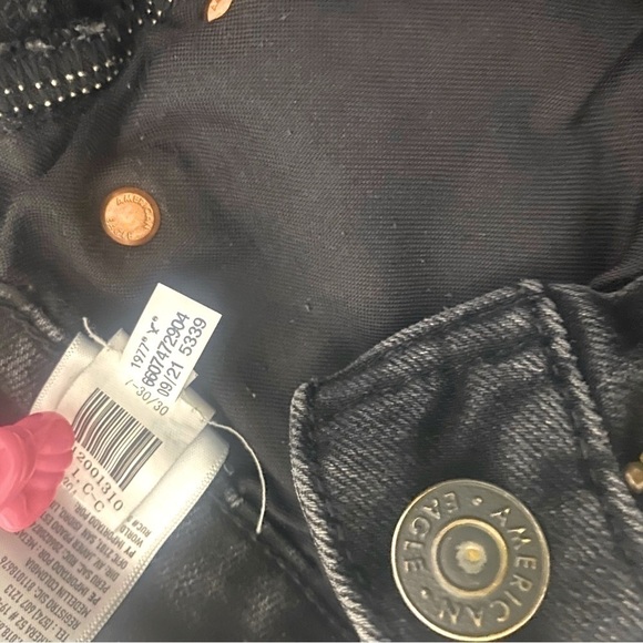 American Eagle AirFlex+ Men’s Black Skinny Jeans - Size: 30 x 30 EUC Everyday - Picture 10 of 11